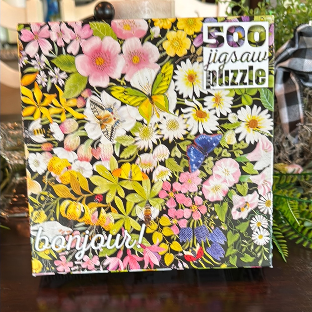 Bonjour! Floral Jigsaw Puzzle - 500 Pieces